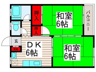 サンハイツの物件間取画像